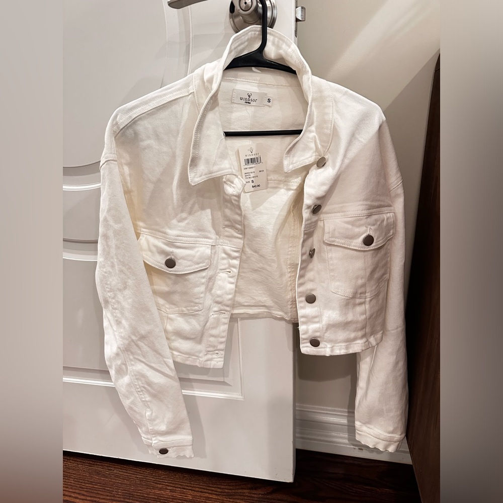 White Jean jacket
